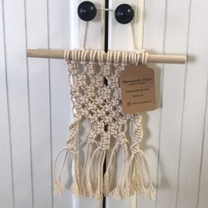 Handmade macramé small wall hanging